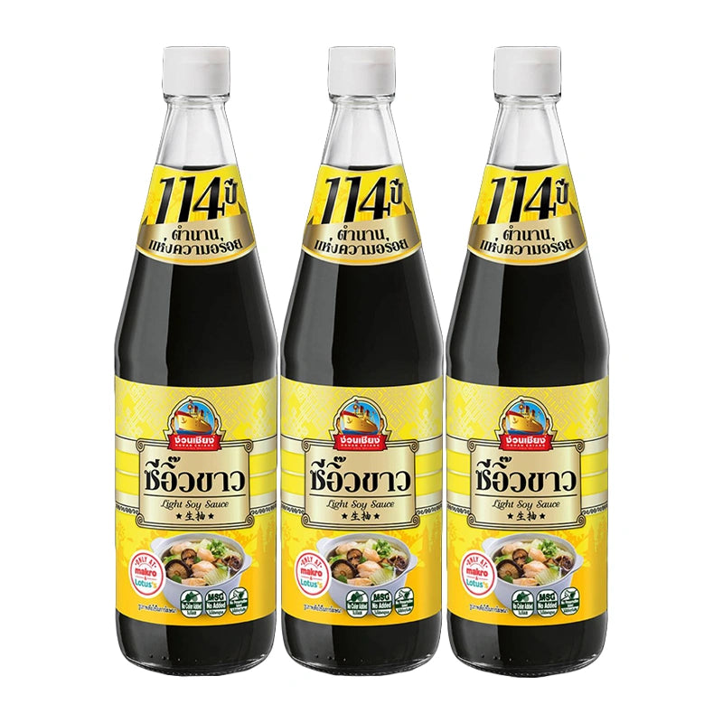 Nguan Chiang Light Soy Sauce 700ml x3