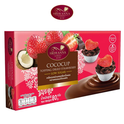 Sriwanna Golden Flakes Rolled In Chocolate With Strawberry