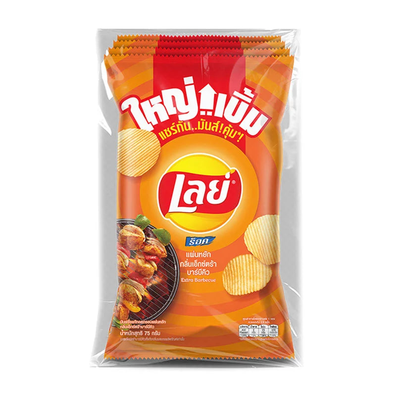 Lay's Rock Potato Chips BBQ 75g x4