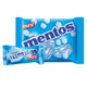 Assorted MENTOS Soft Candy Mint candies in a clear container, showcasing individual mint candies with colorful wrapping.