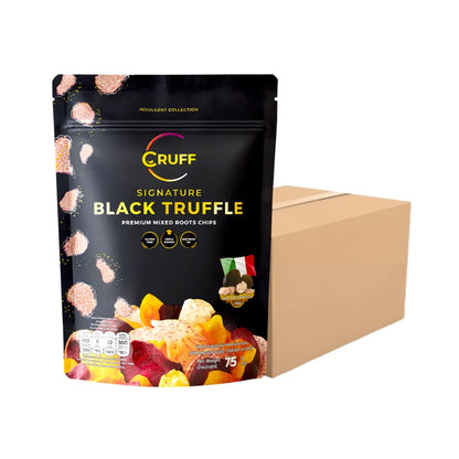 CRUFF Multi-colored Fried Crispy Potatoes Signature Black