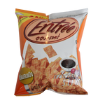 Entree Crispy Pork Chilli Paste flavor confectionery snack in bright packaging with crispy chips visible.
