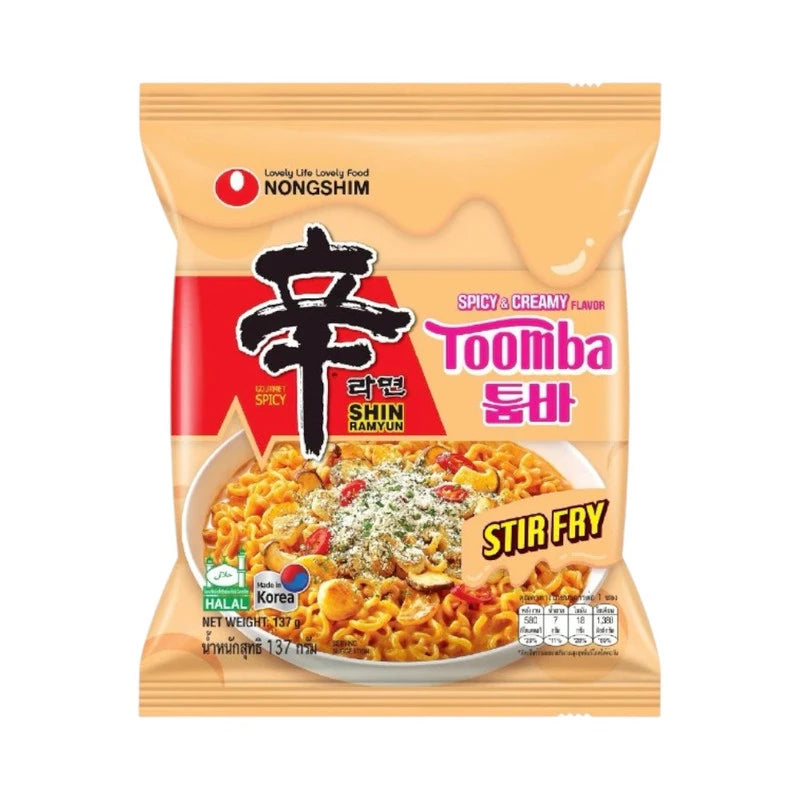 NONGSHIM [single Envelope] TOOMBA Shin Ramyun Stir Fry Toomba (