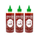 J-lek Sriracha Chili Sauce Spicy Formula Pack Of 3 Bottles 455ml
