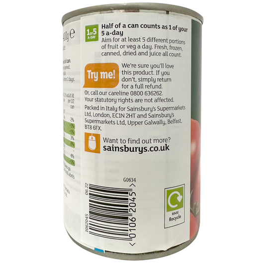 Sainsbury's Italian Plum Tomatoes