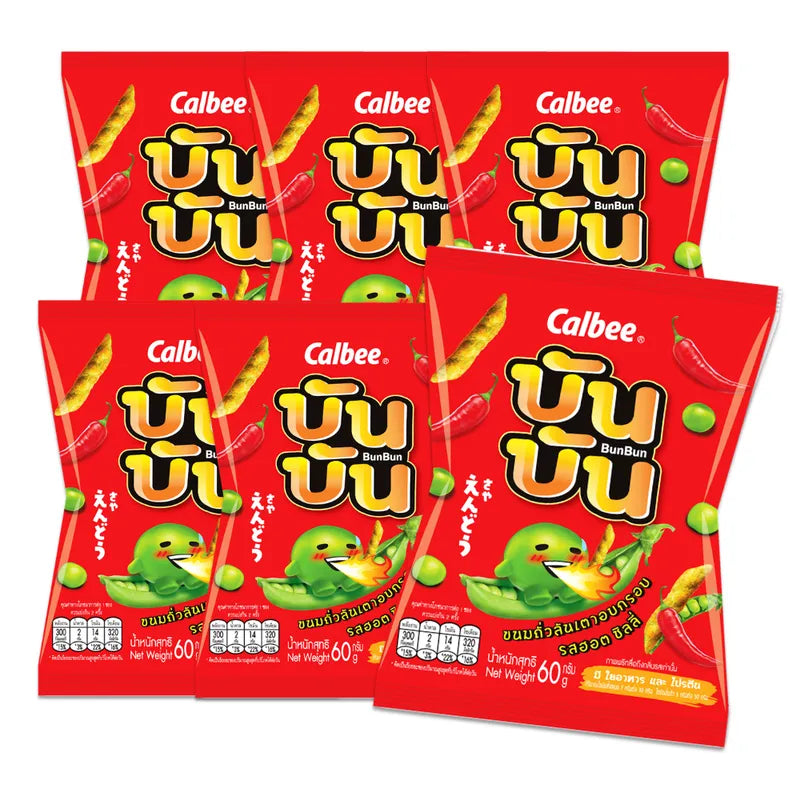 Bun Bun Hot Chili Flavoured.20b.(1x6) 60g