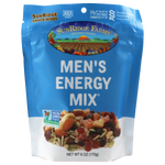 Sunridge Farms assorted nuts energy mix in a clear bowl, featuring almonds, cashews, and dried fruits for a healthy snack.