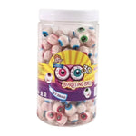 Colorful Chailai Inter Foods gummy candy snacks in assorted fruit shapes and flavors, displayed in a clear bowl.