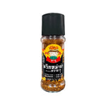 A ZHU Aju Mala Chili 45g in a clear jar, showcasing bright red dried chili peppers for spicy dry grocery use.