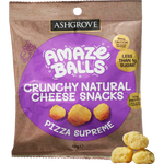 Amazeballs Pizza Supreme confectionery snack with colorful pizza-inspired candies and fruit flavors in a vibrant package.