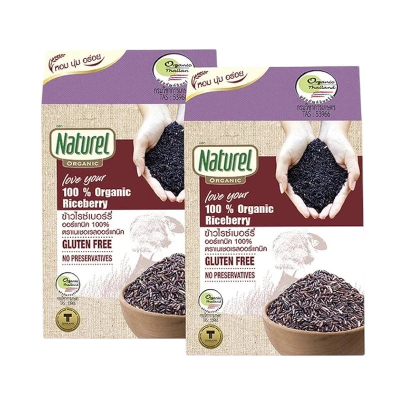 Naturel Natural Organic Riceberry Box 1 Kilogram X 2 Boxes