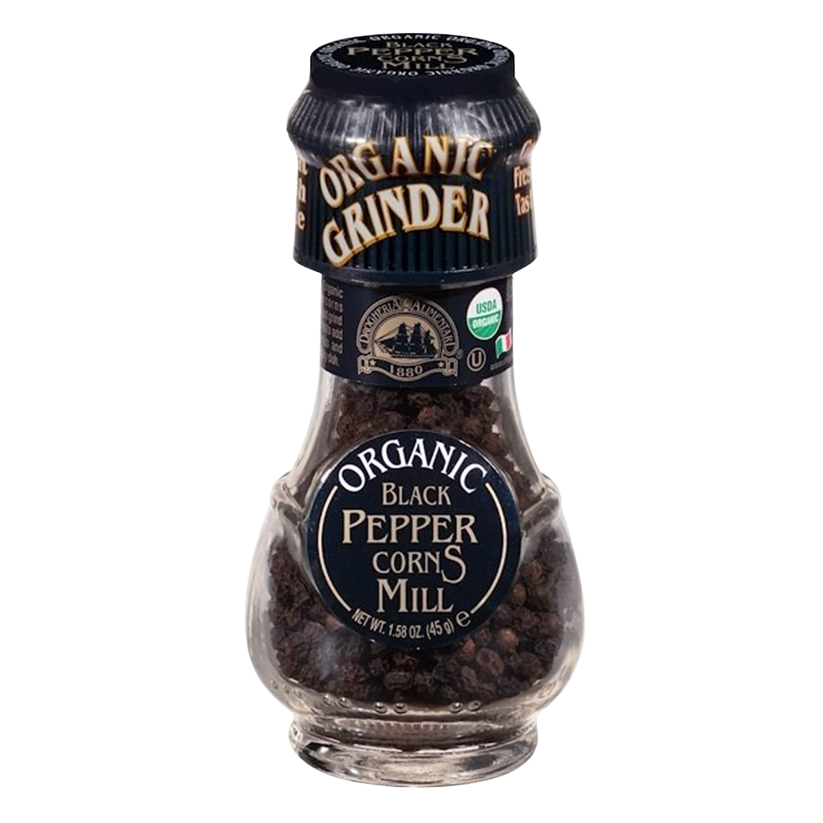 Drogheria Black Pepper Mill Corns