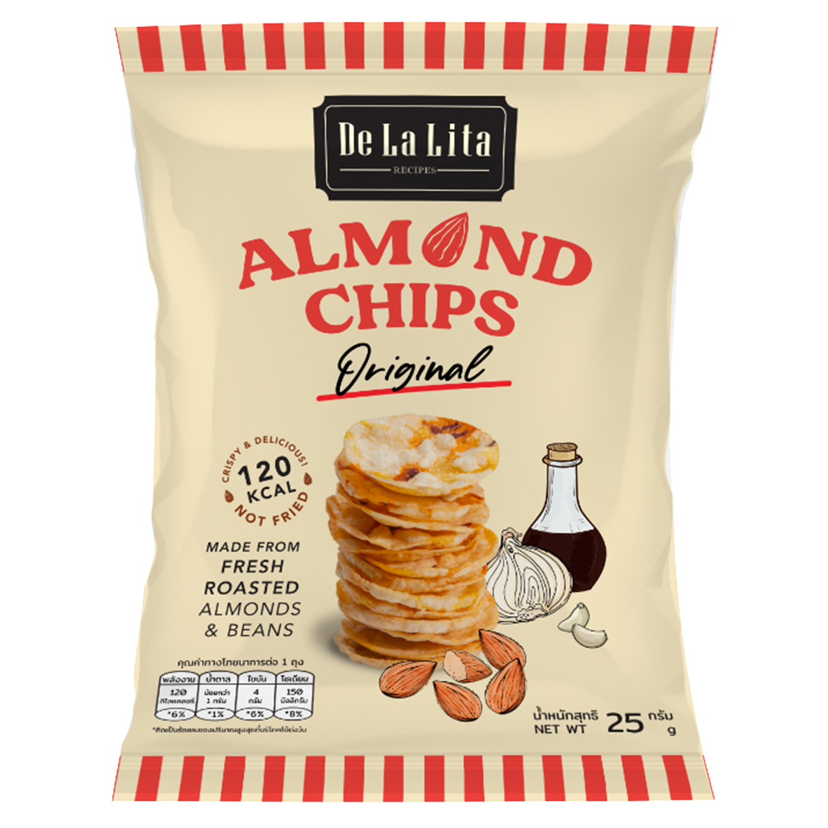 De La Lita Almond Chips Original