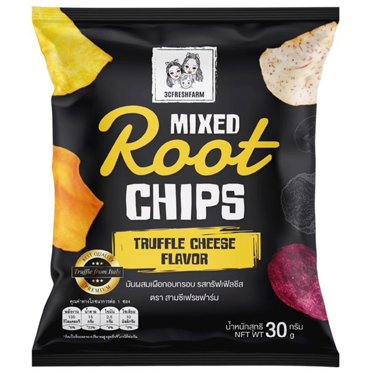3c Freshfarm Mixed Root Chips Truffle Cheese