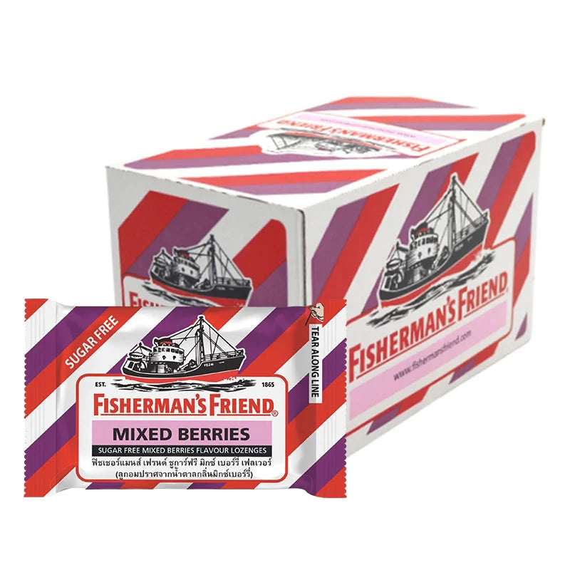FISHERMAN'S FRIEND Lozenges Sugar-free Mixed Berry 24 Sachets