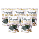 Goldgreen Mini Rice Cookies with Nori Seaweed snack, 40g, a crunchy confectionery treat with seaweed flavor in a compact package.
