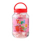 YUPI Gummy Strawberry Kiss 240g bag featuring vibrant strawberry-shaped gummies with bright pink and red colors.