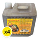 Fermented fish sauce PA-THONG in a 4L bottle, showcasing the rich, dark liquid used in Asian cuisine cooking.