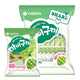 Green grape jelly gummies in a 259g package from ORION, showing the colorful gummy candies ready to eat.