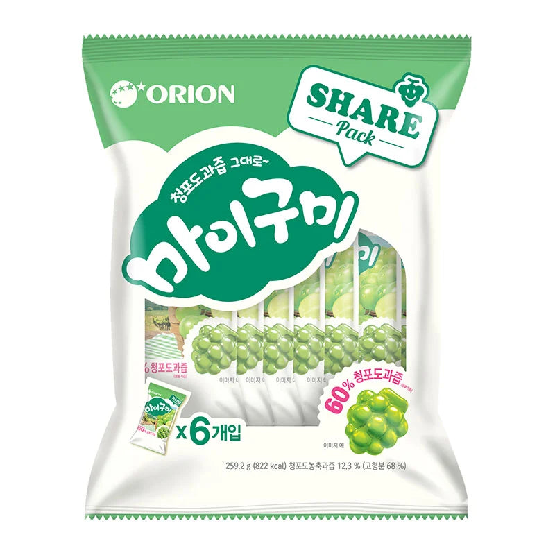 Orion My Gummy Green Grape Jelly 259g