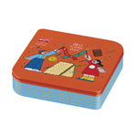 BISSIN Cracker Bright Orange 214g, dry grocery snack with bright orange packaging, crispy snack for confectionery and snack lovers.