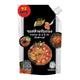 Pure Foods Korean Style Marinade Sauce 400g bottle showing the dark soy-based sauce in a clear glass jar with a lid.