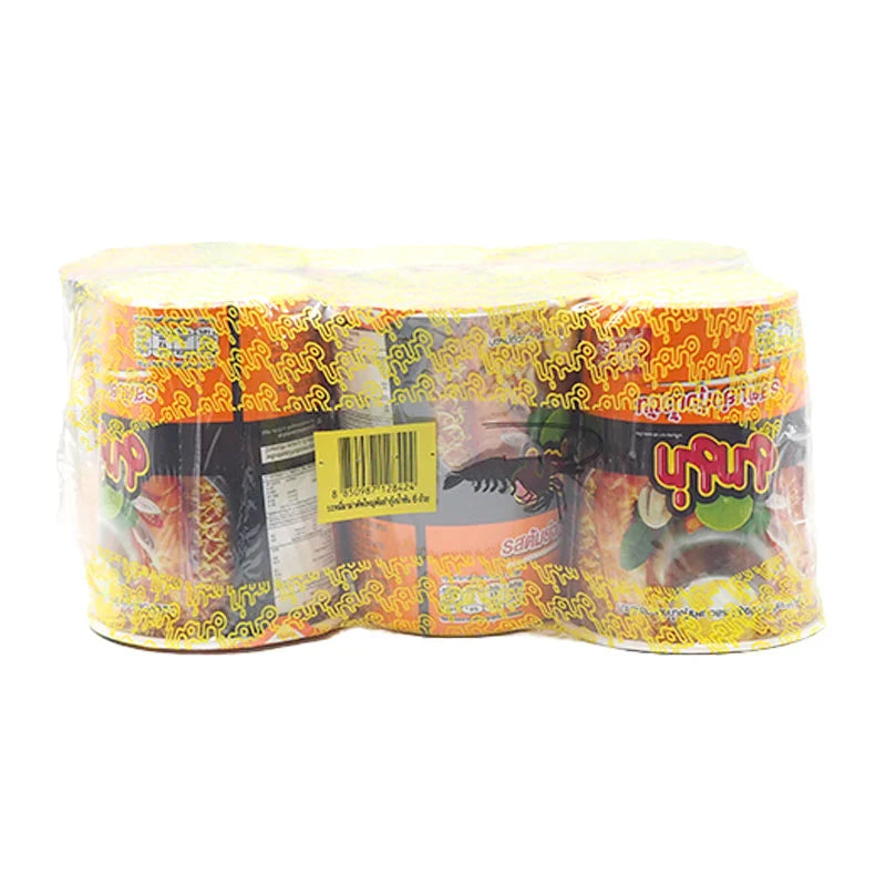 Mama Cup Instant Noodles Shrimp Creamy Tom Yum 60g x6