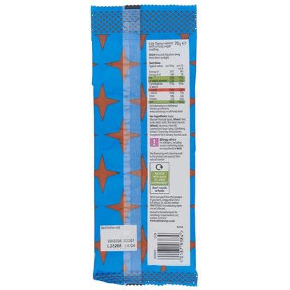 Sainsbury's Fizzy Cola Straw Sweets