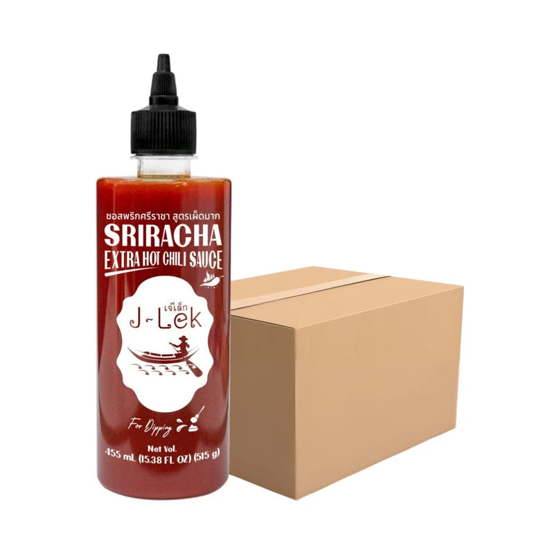 J-lek Sriracha Chili Sauce Very Spicy Formula Pack Of 12 Bottles