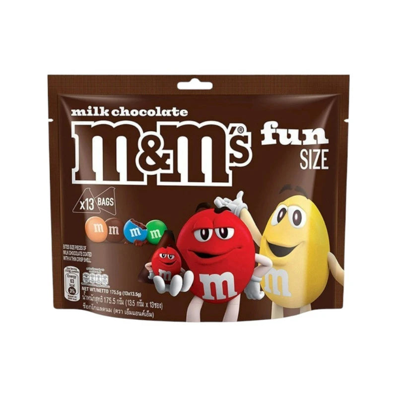 M&M 's Milk Choco 's Milk Chocolate Fun Size 175.5g