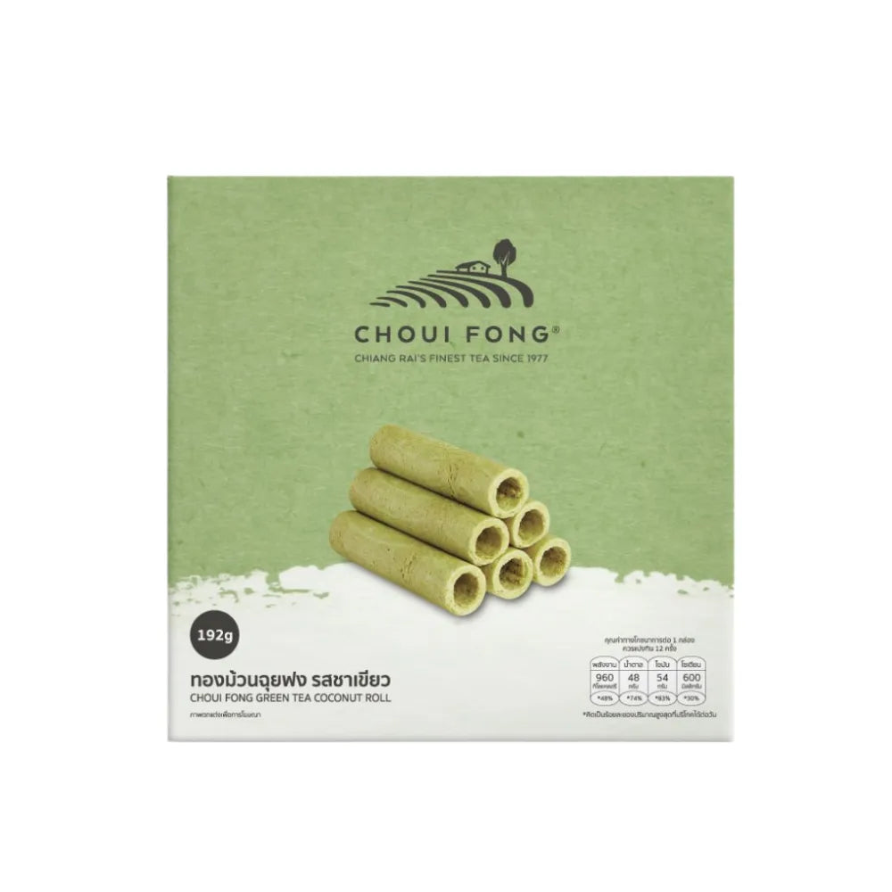Choui Fong GREEN TEA COCONUT ROLL 192g