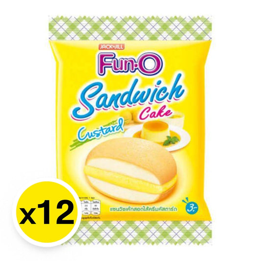 Fun-o Sandwich Cake Custard 13g x12