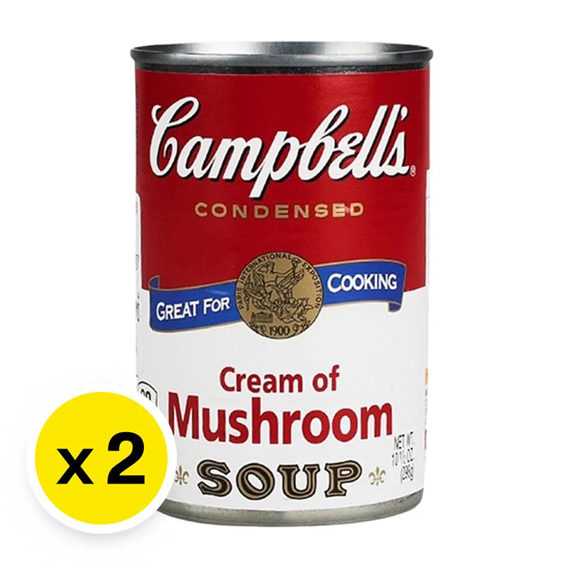 Campbell's Mushroom Cream Soup 298g x2