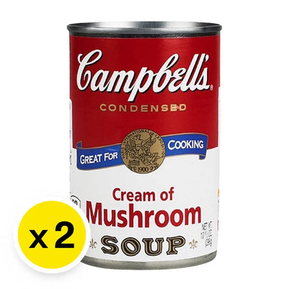 Campbell's Mushroom Cream Soup 298g x2