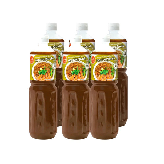 J-Lek Potted Vermicelli Sauce 560g bottle, showing the jar with label, ideal for Asian dishes and noodle recipes