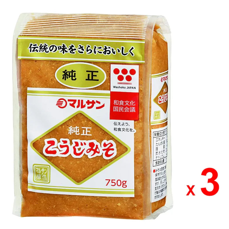 Marusan-ai Jyunsei Koji Miso Made With Soybean