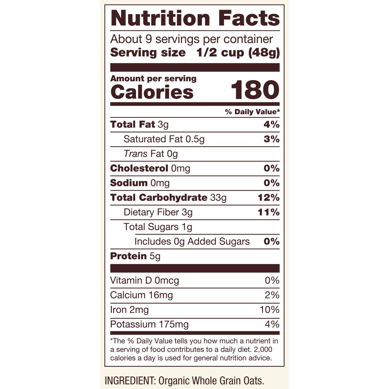 Bob's Red Mill Organic Rolled Oats