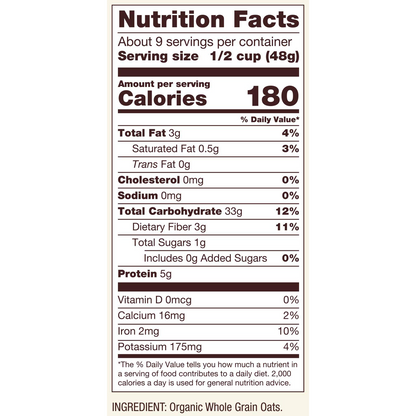 Bob's Red Mill Organic Rolled Oats
