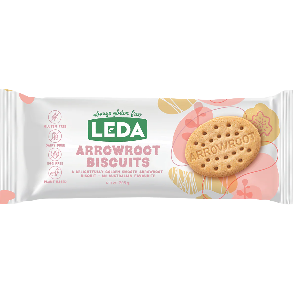 Leda Arrowroot Biscuits Gluten Free