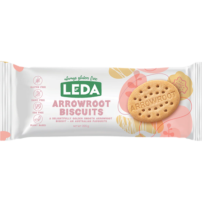Leda Arrowroot Biscuits Gluten Free