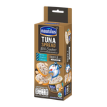 Nautilus Tuna Spread with Truffle served with crackers, showcasing a gourmet grocery product in a close-up image.