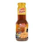 Bottle of Tonson Pine Padthai Sauce from the dry grocery section, featuring the Tonson brand label and orange cap.