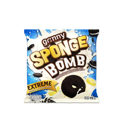 Grinny Sponge Bomb Snack Extreme Cookies And Cream Flavor 15g x3