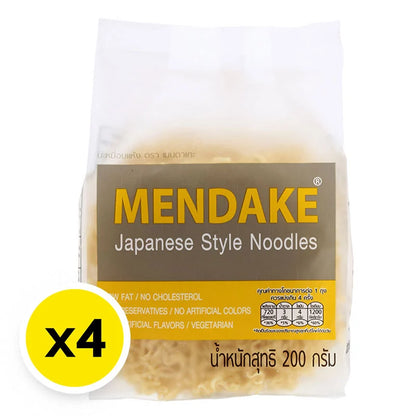 Mendake Japanese Style Noodles 200g x4