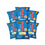 Rise Buddy Rice Chippies snack in a colorful bag, featuring crispy rice chips from Rise Buddy brand.