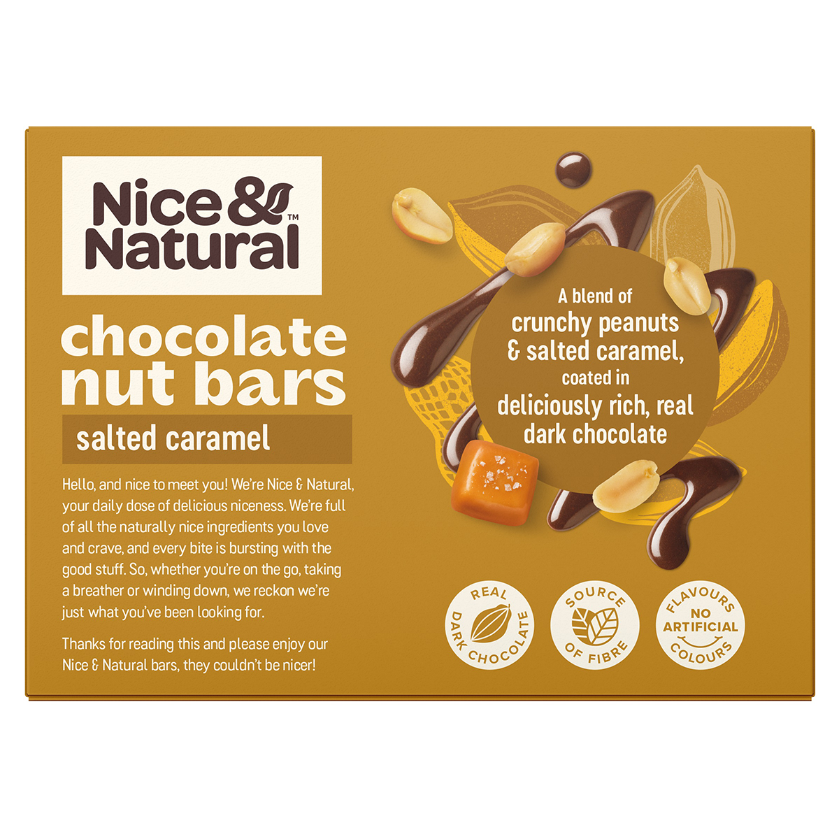 Nice & Natural Nut Bar Salted Caramel