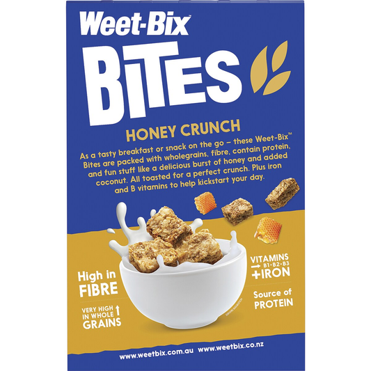 Sanitarium Weet Bix Bites Crunchy Honey Breakfast Cereal