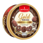 Imperial Chocolate Cookies 454g package showing a stack of chocolate cookies with a rich, glossy chocolate coating.