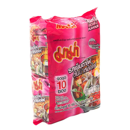 Mama Instant Noodles Yentafo Tom Yum Mohfai Flavour 60g x10