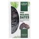 NATURE'S DELIGHT Dried Medjoul Dates in 250g package, close-up showing glossy, plump, and dark brown dates with textured skin.